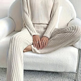 White ChillFit Ribbed Set