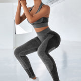 Elevé Seamless Set - Heather Grey