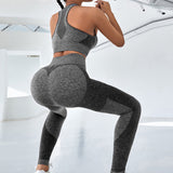 Elevé Seamless Set - Heather Grey