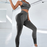 Elevé Seamless Set - Heather Grey