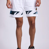 Men's Pyrite Shorts - White/Orange