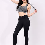 PowerFlex High-Waist Crossover Gym Leggings