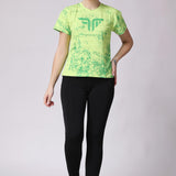 Women's Training/Workout Tee - Neon Green