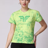 Women's Training/Workout Tee - Neon Green