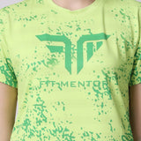 Women's Training/Workout Tee - Neon Green