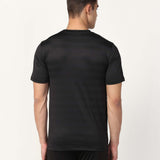 Men's Training Polyester Tee - Black