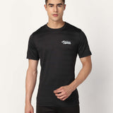 Men's Training Polyester Tee - Black