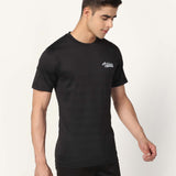 Men's Training Polyester Tee - Black