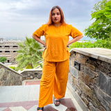 Women's Leisure Coord Set - Mustard