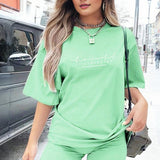 Neon Green Luxe Lounge Set