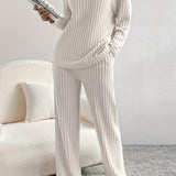 White ChillFit Ribbed Set