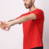 Apex Men's Workout Tee - Red