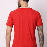 Apex Men's Workout Tee - Red