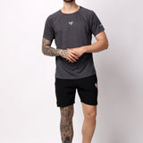 Apex Men's Workout Tee - Charcoal