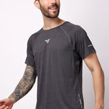 Apex Men's Workout Tee - Charcoal