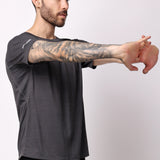 Apex Men's Workout Tee - Charcoal