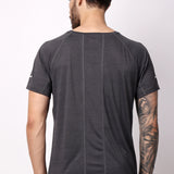 Apex Men's Workout Tee - Charcoal