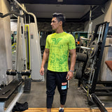 Men's Training/Workout Tee - Neon Green